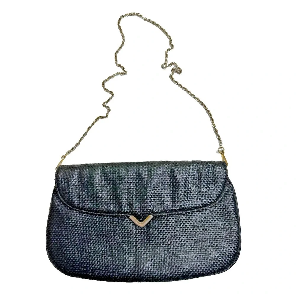 Koret Weave Purse Chain Strap Dressy Clutch Artbag Creations New‎ York